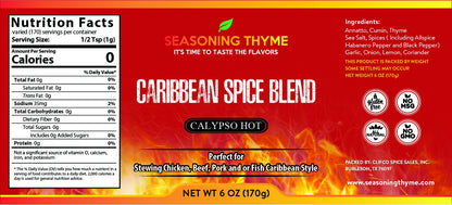 Caribbean Spice Blend - Calypso Hot