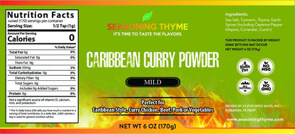 Caribbean Curry Powder - Mild